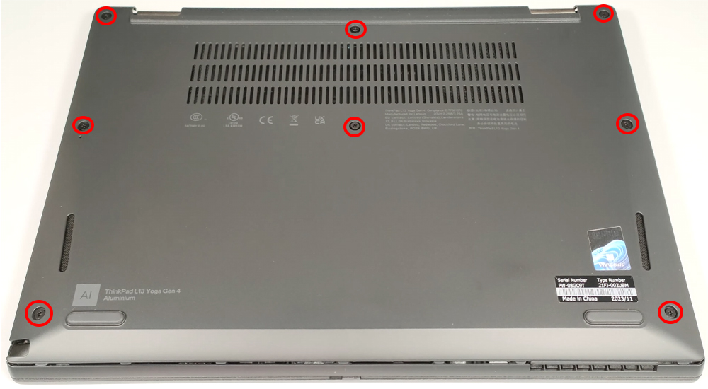 Hướng Dẫn Thay Pin Laptop Lenovo ThinkPad L13 Yoga Gen 4 intel