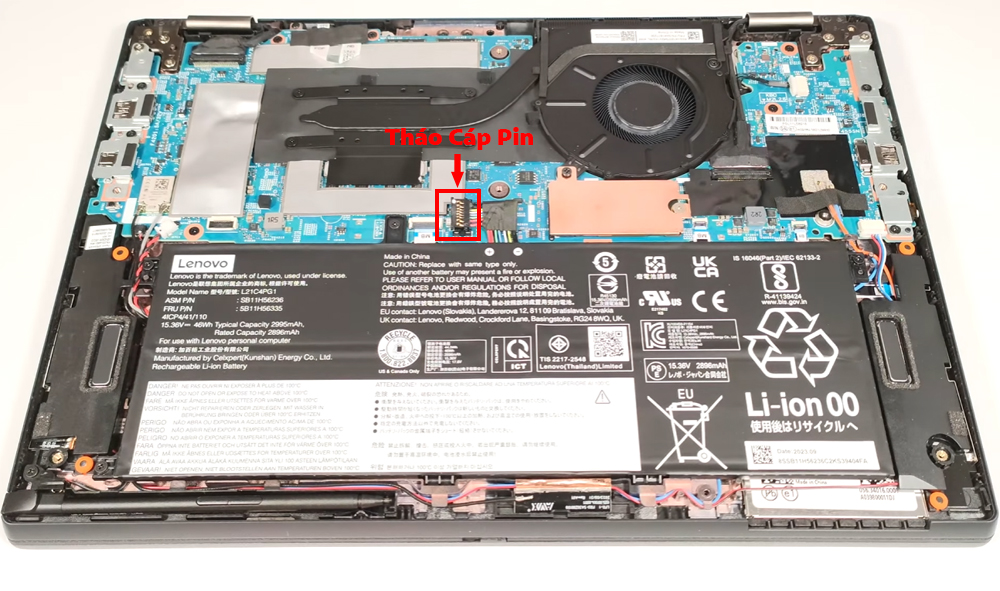 Hướng Dẫn Thay Pin Laptop Lenovo ThinkPad L13 Yoga Gen 4 intel