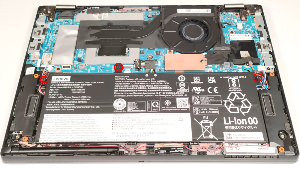 Hướng Dẫn Thay Pin Laptop Lenovo ThinkPad L13 Yoga Gen 4 intel