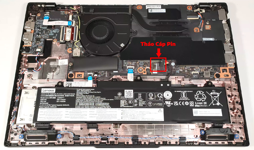 Hướng dẫn thay pin laptop Lenovo ThinkPad L16 Gen 1