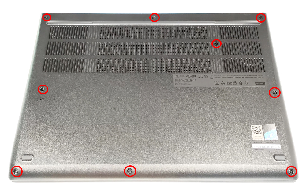 Hướng dẫn thay pin Lenovo ThinkPad P16v Gen 2