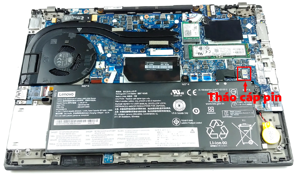Hướng dẫn thay pin laptop Lenovo Thinkpad T14 Gen 1