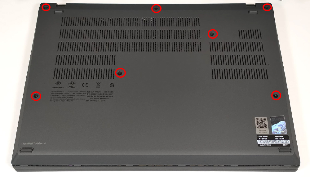 Hướng dẫn thay pin Lenovo Lenovo ThinkPad T14 Gen 4 AMD