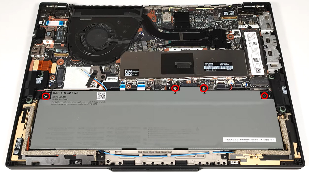 Hướng dẫn thay pin Lenovo ThinkPad T14 Gen 5