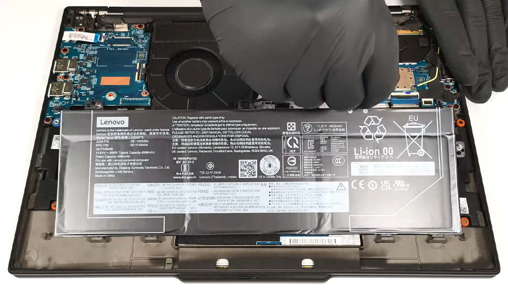 Hướng dẫn thay pin laptop Lenovo ThinkPad T14s Gen 6 14inch Snapdragon