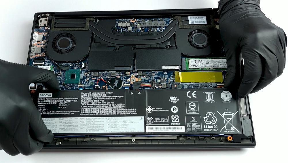 Hướng dẫn thay pin Lenovo ThinkPad X1 Extreme Gen 2