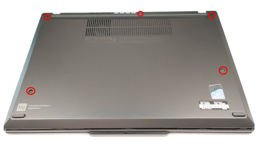 Hướng dẫn thay pin laptop Lenovo ThinkPad X13 Gen 4 Intel
