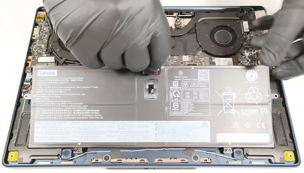 Hướng dẫn thay pin laptop Lenovo Yoga 9i 14inch Gen 9