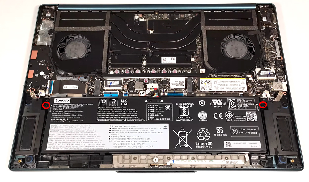 Hướng dẫn thay pin laptop Lenovo Yoga Pro 9i Gen 9 16inch