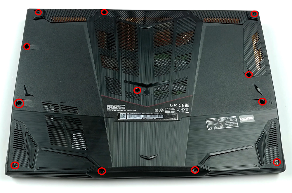 Hướng dẫn thay pin cho MSI GF65 Thin 10Sx