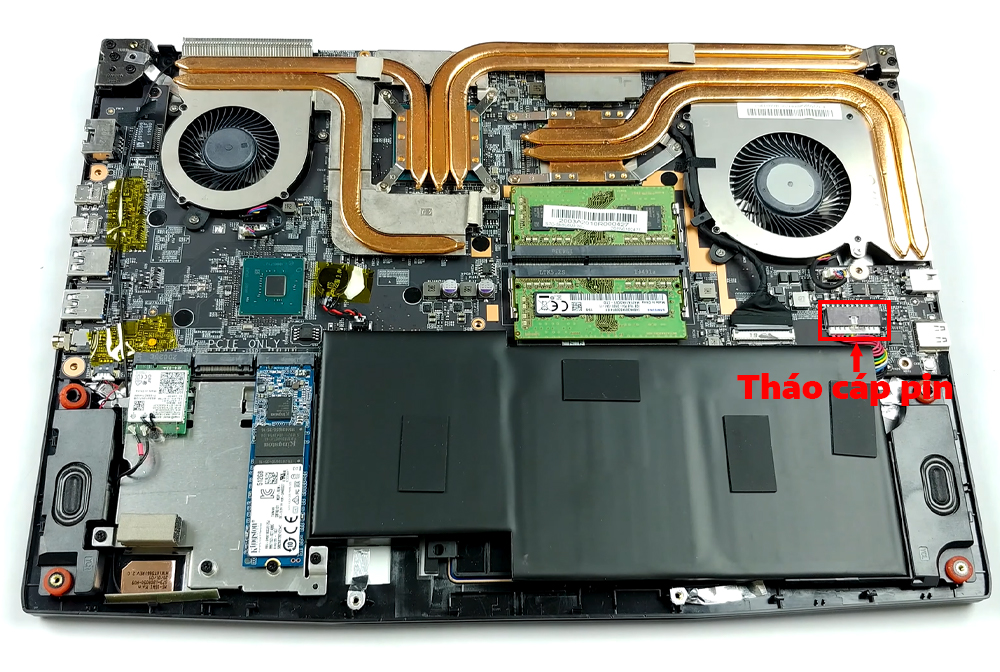 Hướng dẫn thay pin cho MSI GF65 Thin 10Sx