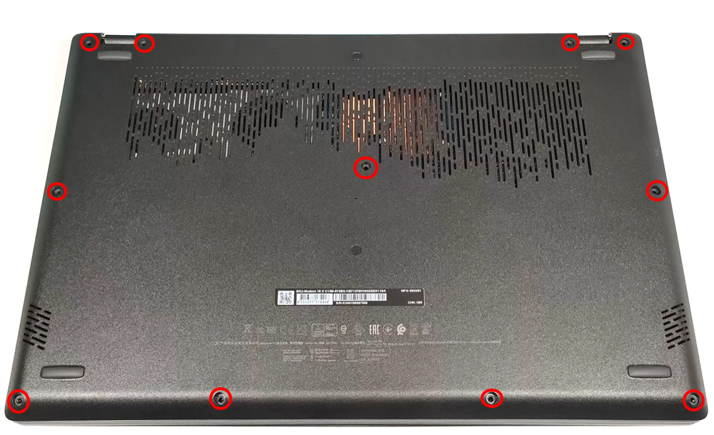 Hướng dẫn thay pin MSI Modern 15 H C13M