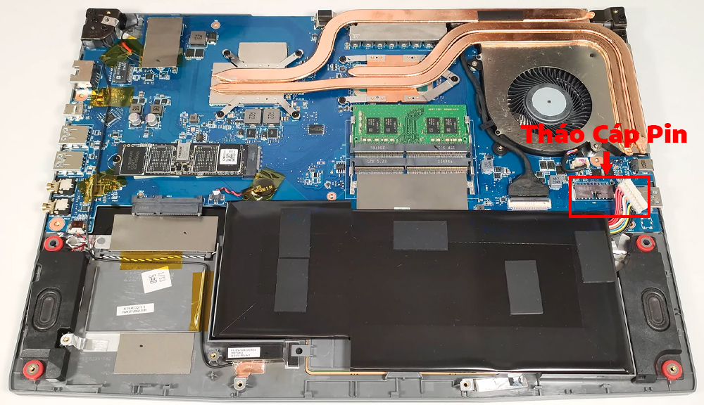 Hướng dẫn thay pin cho MSI Thin 15 B12U