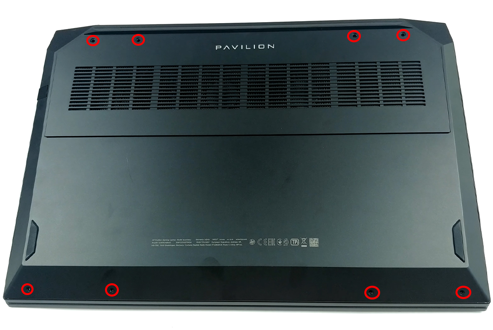 Hướng dẫn thay pin HP Pavilion Gaming 16-a0000