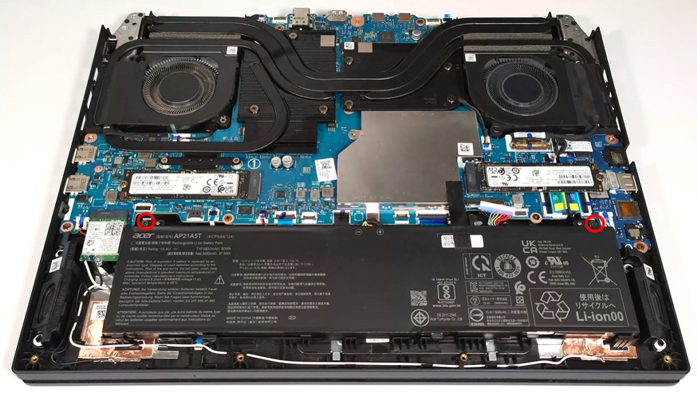 Hướng dẫn thay pin laptop Acer Predator Helios Neo 16 PHN16-72