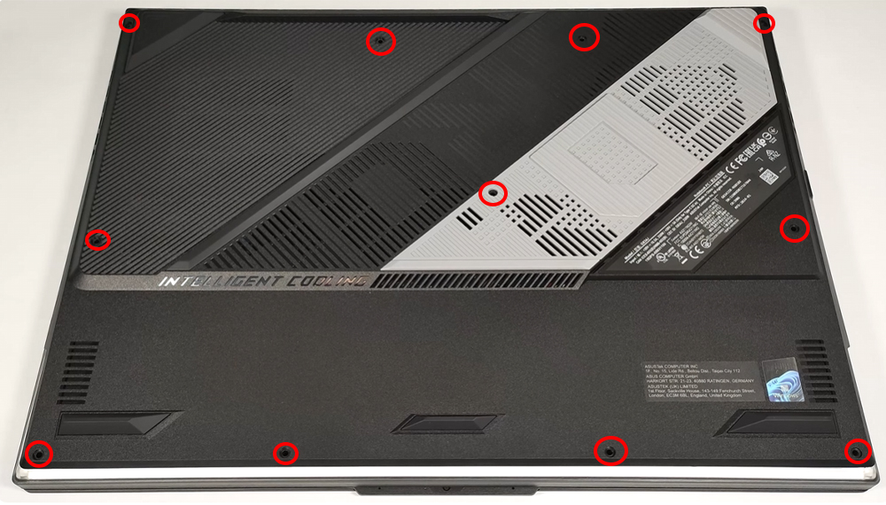 Hướng dẫn thay pin laptop ASUS ROG Strix SCAR 18 G834 2024