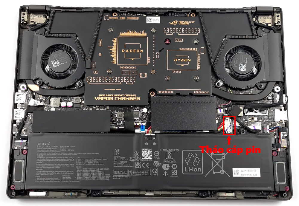 Hướng dẫn thay pin laptop ASUS ROG Zephyrus G14 GA402