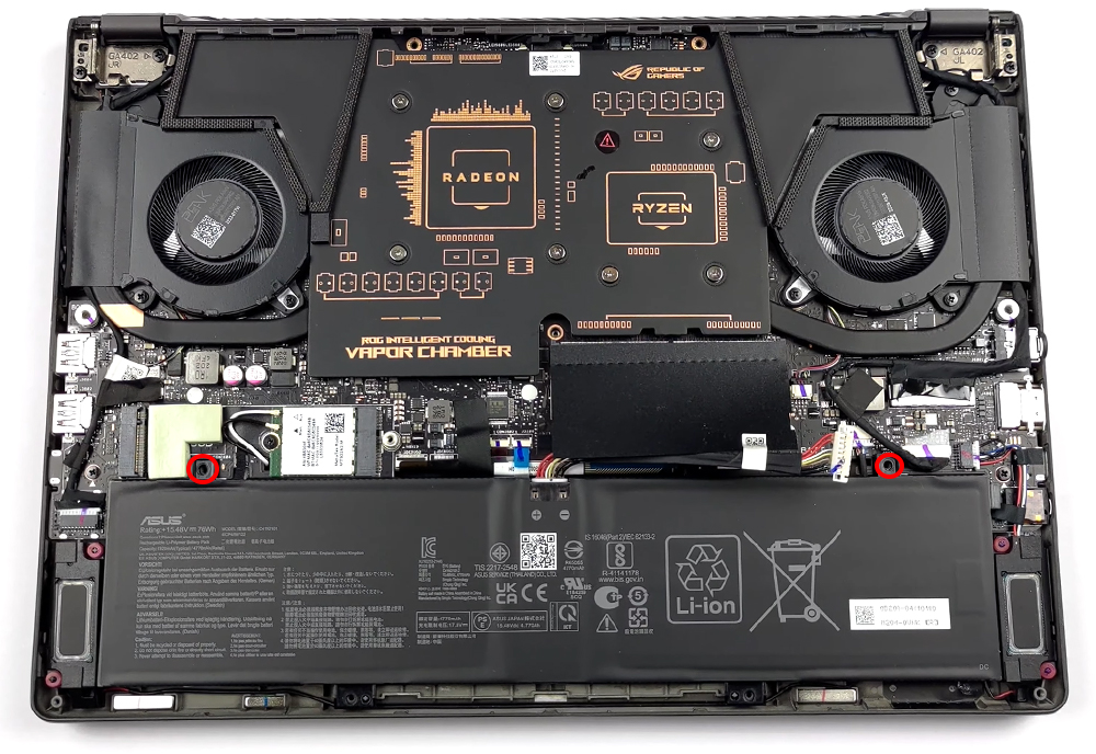 Hướng dẫn thay pin laptop ASUS ROG Zephyrus G14 GA402