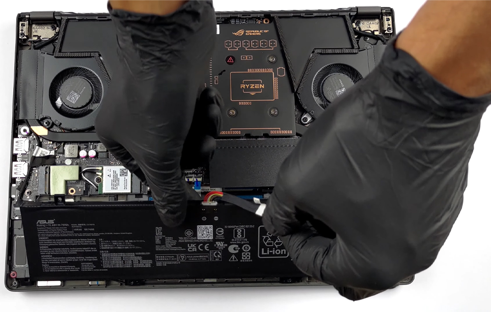 Hướng dẫn thay pin laptop ASUS ROG Zephyrus G14 GA402