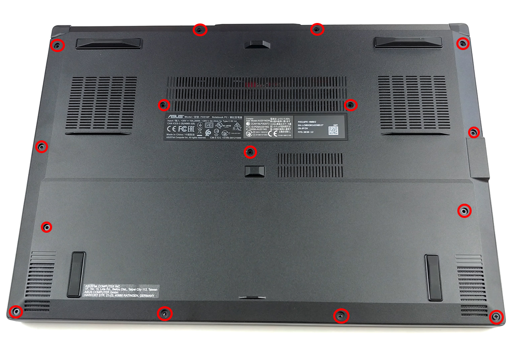 Hướng dẫn thay pin laptop ASUS TUF Dash F15 FX516