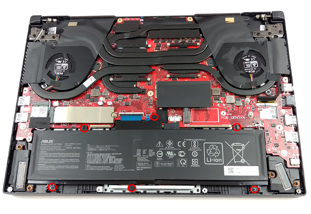Hướng dẫn thay pin laptop ASUS TUF Dash F15 FX516