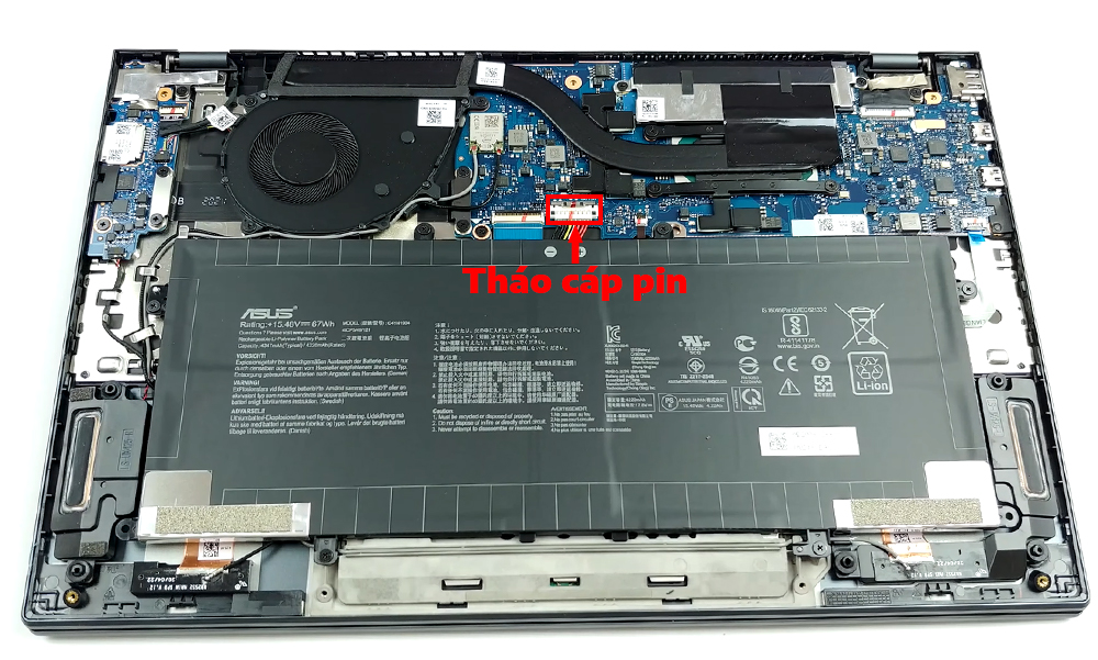Hướng dẫn thay pin Asus Zenbook UX425