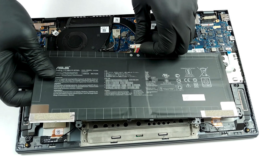 Hướng dẫn thay pin Asus Zenbook UX425