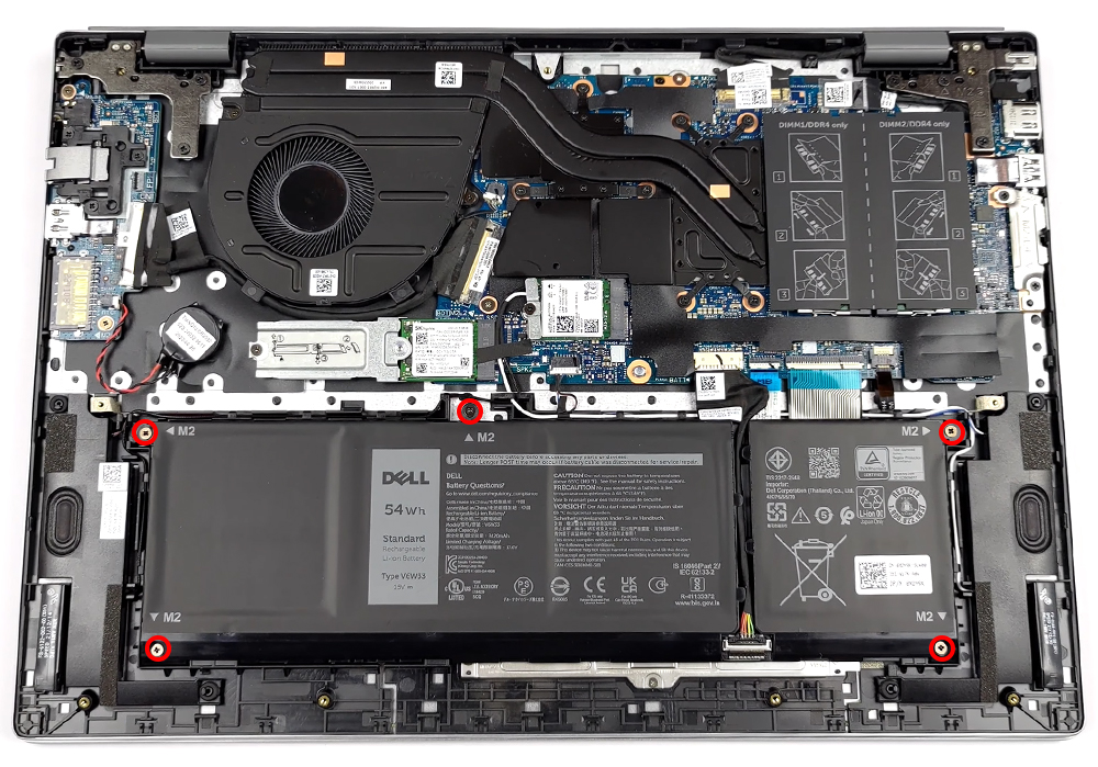 Hướng dẫn thay pin laptop Dell Vostro 16 5620