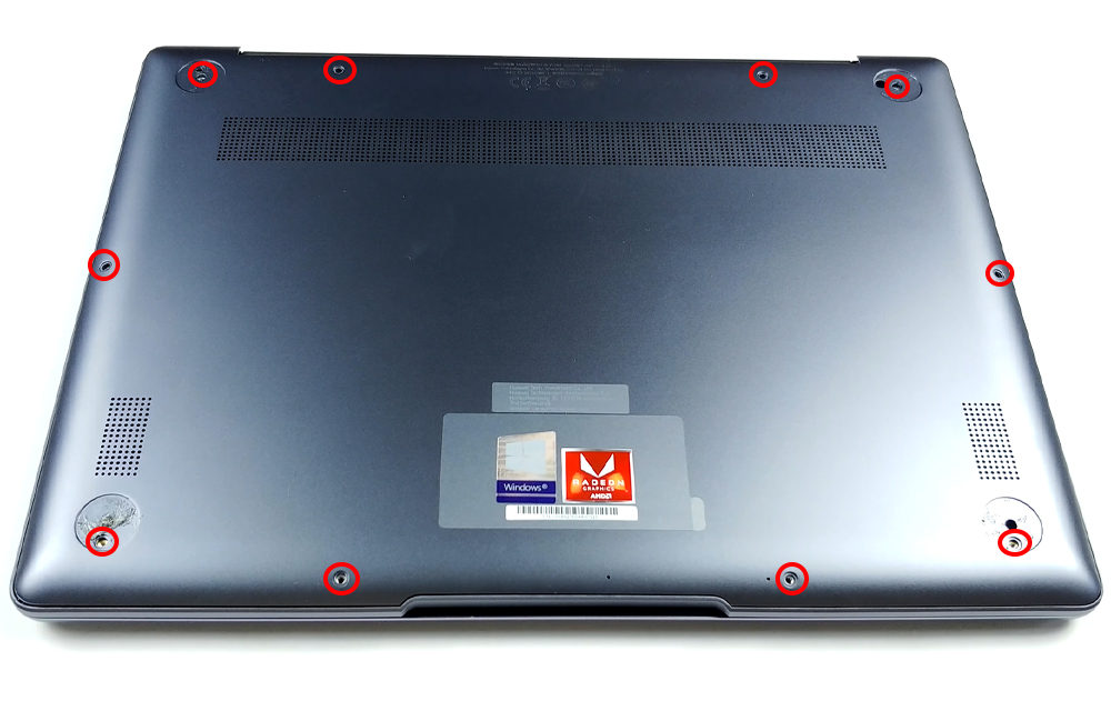 Hướng dẫn thay pin laptop Huawei MateBook 13 2020