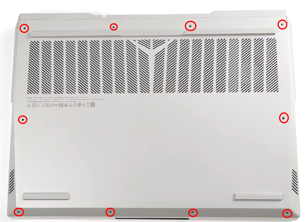 Hướng dẫn thay pin laptop Lenovo Legion 5 Pro 16inch