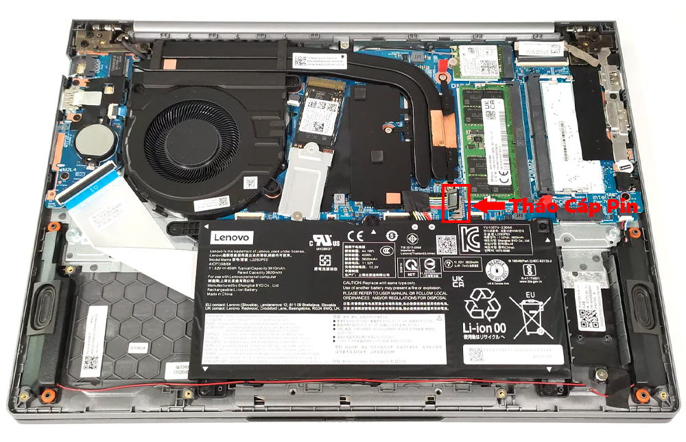 Hướng dẫn thay pin Lenovo ThinkBook 14 G7 IML 
