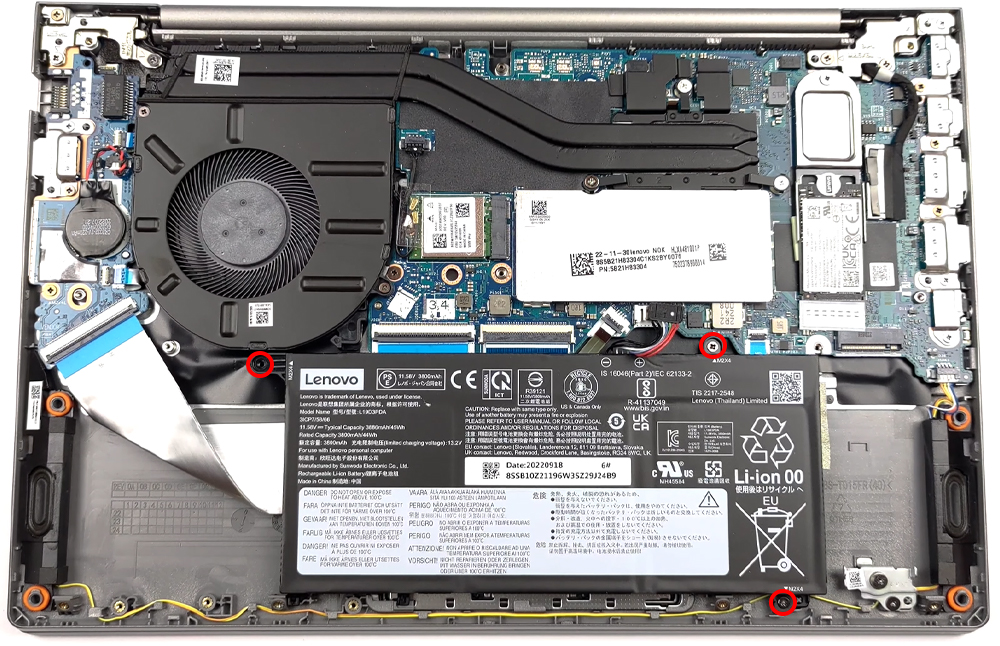 Hướng dẫn thay pin laptop Lenovo ThinkBook 14 Gen 4