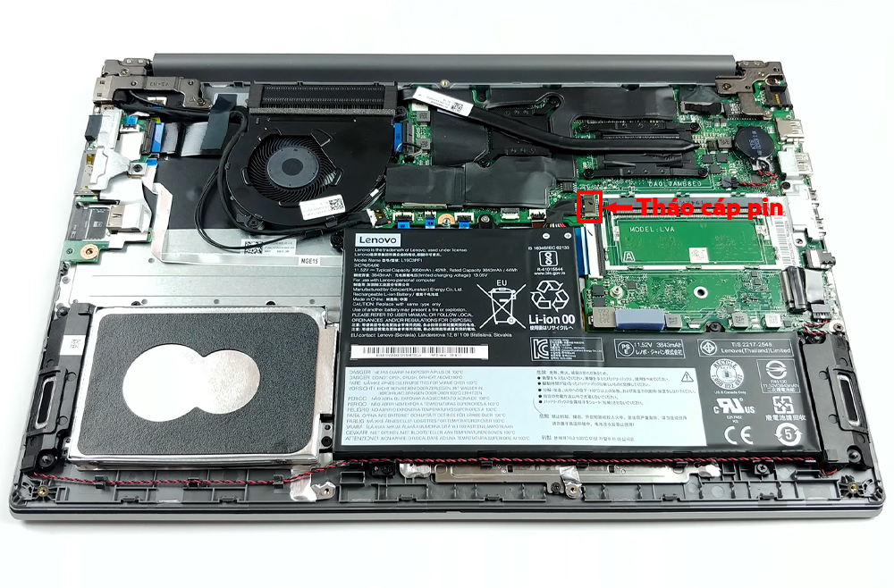 Hướng dẫn thay pin laptop Lenovo ThinkBook 15-IML