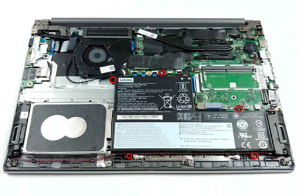 Hướng dẫn thay pin laptop Lenovo ThinkBook 15-IML