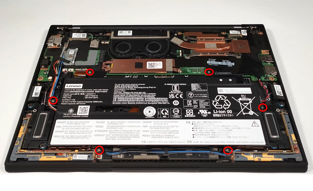 Hướng Dẫn Thay Pin Laptop Lenovo ThinkPad X1 Carbon Gen 11
