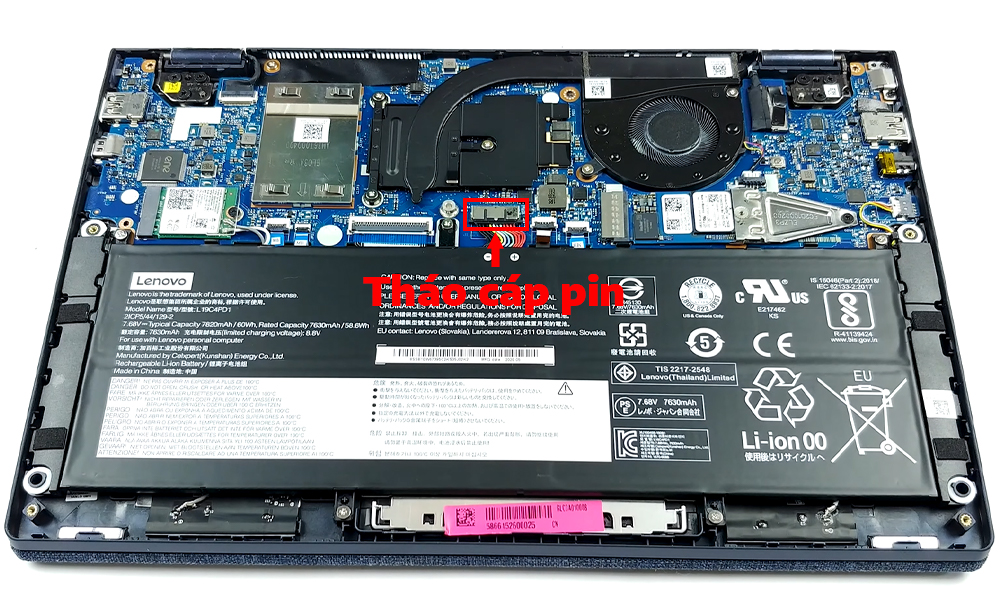 Hướng dẫn thay pin laptop Lenovo Yoga 6 13inch