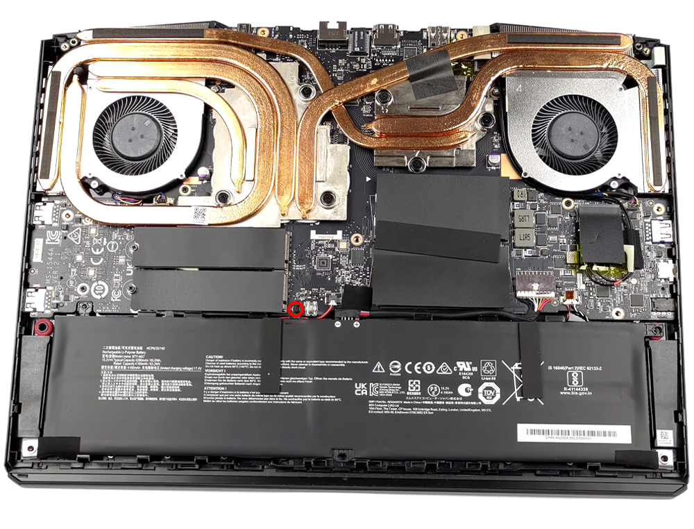 Hướng dẫn thay pin laptop MSI Vector GP66 (12Ux)