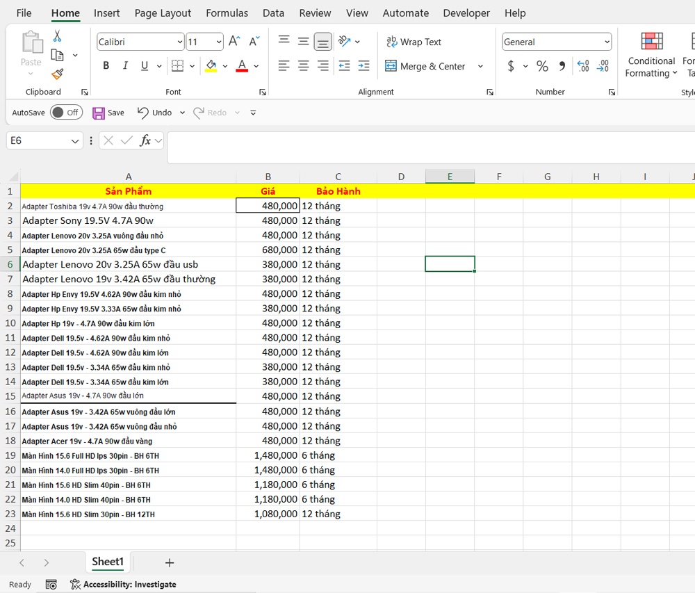 Hướng Dẫn Thêm Dấu Phẩy Vào Các Số Trong Excel