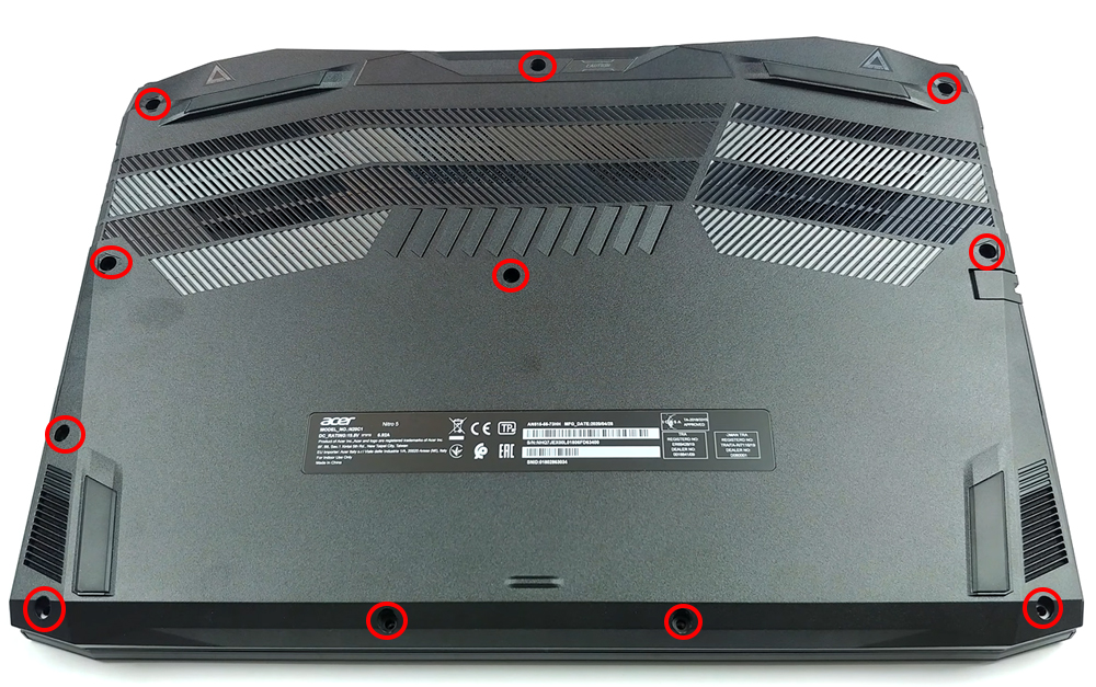 Hướng dẫn vệ sinh Acer Nitro 5 AN515-55