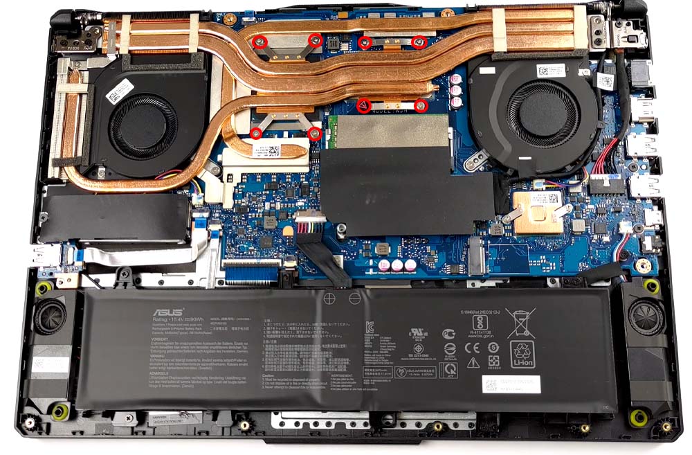 Hướng dẫn vệ sinh ASUS TUF Gaming F15 FX506 2021
