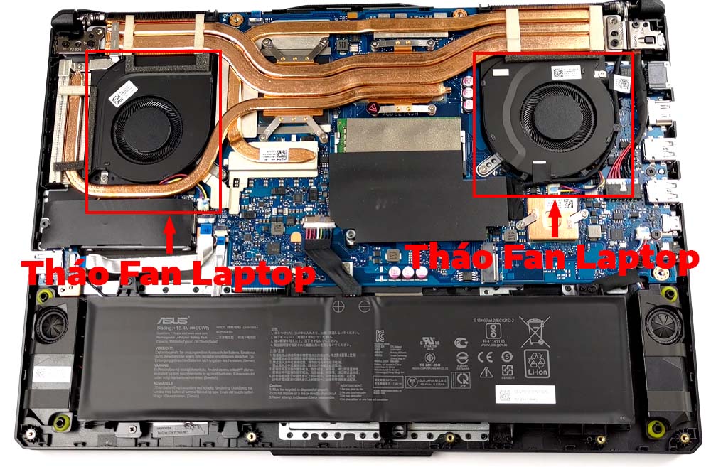 Hướng dẫn vệ sinh ASUS TUF Gaming F15 FX506 2021