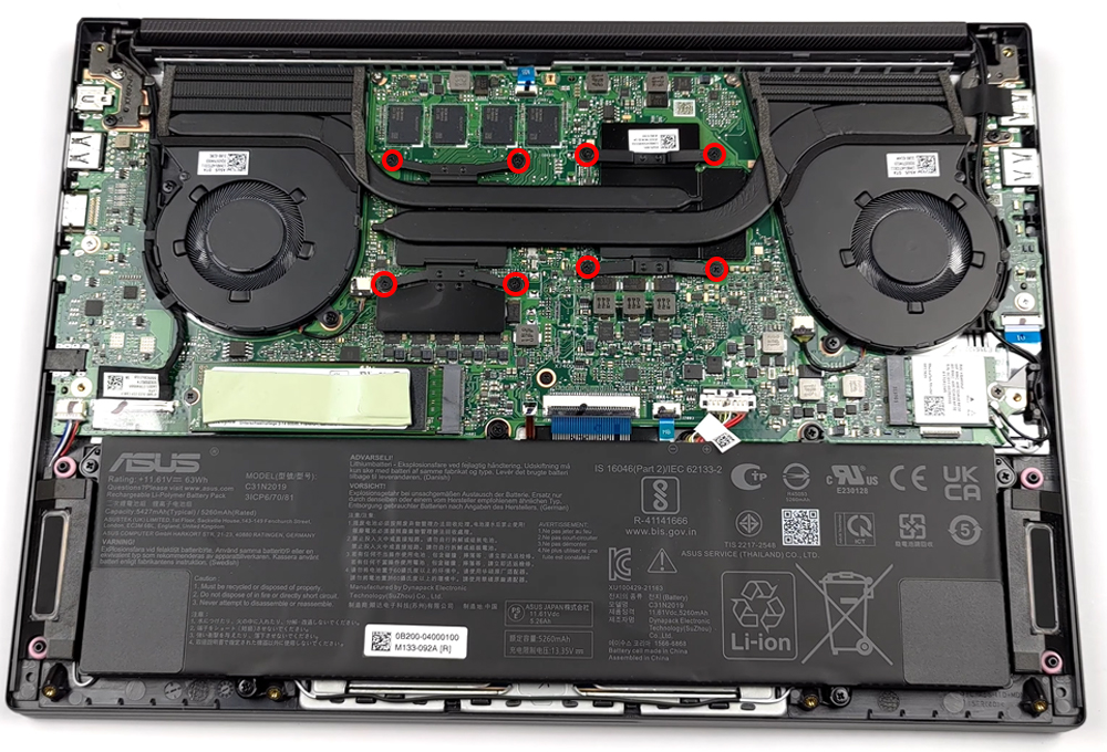Hướng dẫn vệ sinh ASUS VivoBook Pro 14X OLED M7400