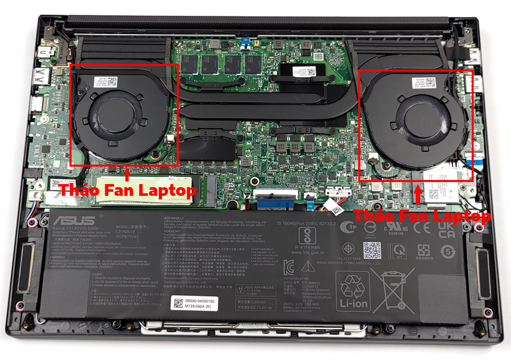 Hướng dẫn vệ sinh ASUS VivoBook Pro 14X OLED M7400