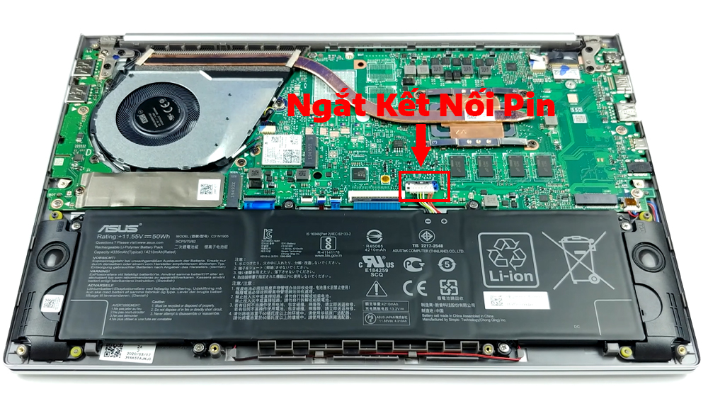 Hướng dẫn vệ sinh ASUS VivoBook S14 S433