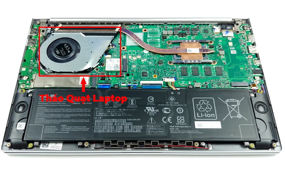 Hướng dẫn vệ sinh ASUS VivoBook S14 S433