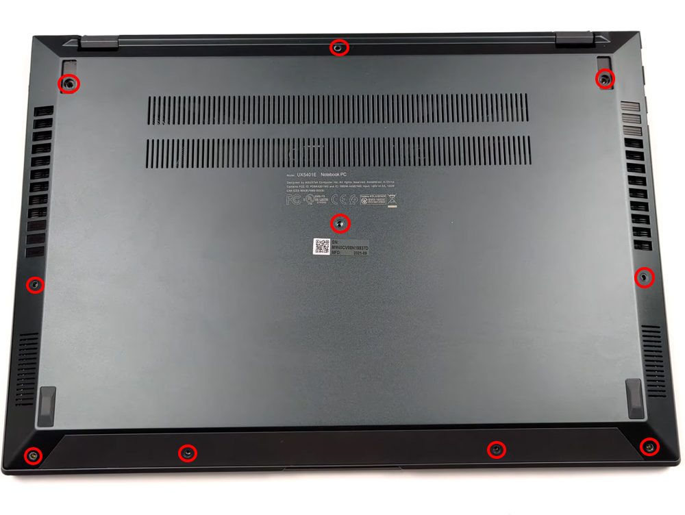 Hướng dẫn vệ sinh ASUS ZenBook 14X OLED UX5401 11th Gen