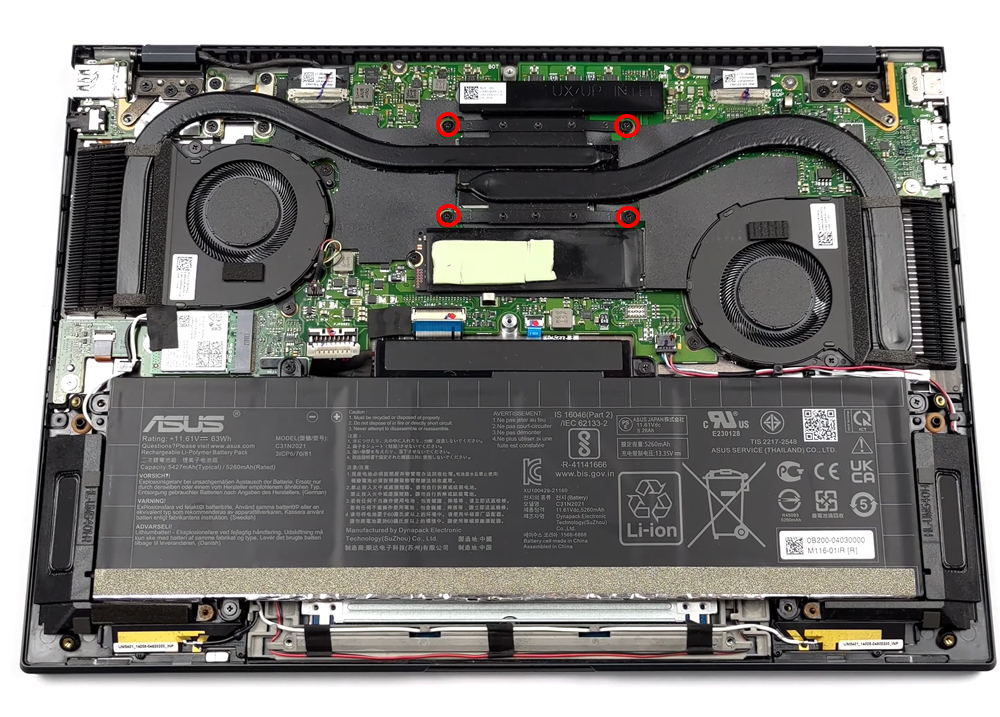 Hướng dẫn vệ sinh ASUS ZenBook 14X OLED UX5401 11th Gen