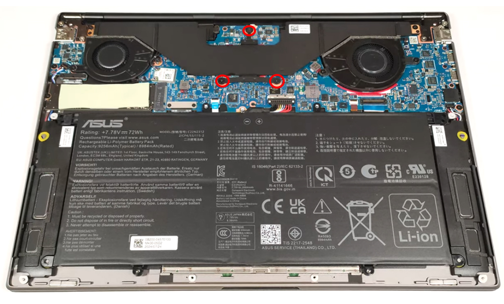 Hướng dẫn vệ sinh ASUS Zenbook S 14 UX5406