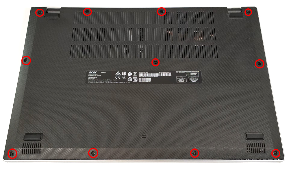 Hướng dẫn vệ sinh Acer Aspire 3 A315-510P