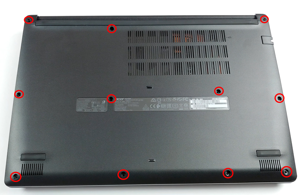 Hướng dẫn vệ sinh Acer Aspire 3 A315-55g